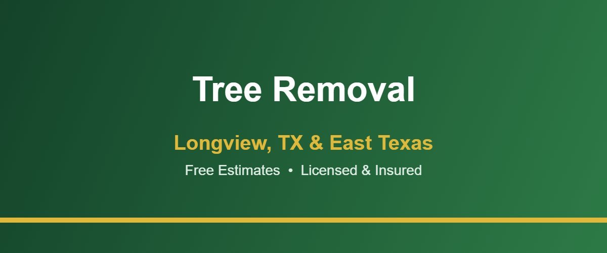Professional tree removal service in Longview, TX